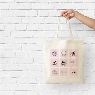 Tote Bag Rose et violet esthétiques de cuisine