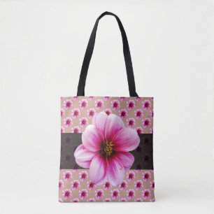 Tote Bag Rose floral botanique sur toute couleur