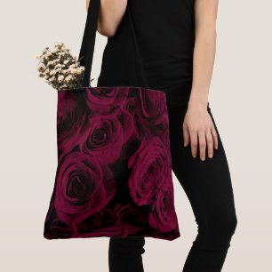 Tote Bag Rose foncé magenta rouge bordeaux
