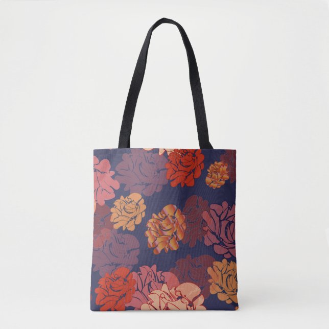 Tote Bag Rose Fourre-tout (Devant)