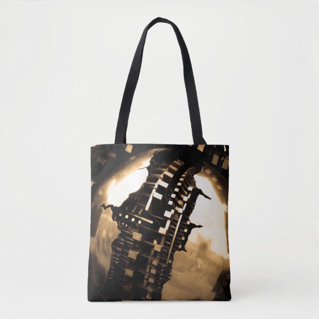 Tote Bag Rose Gold Steampunk  (Devant)
