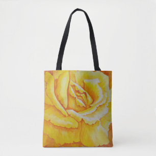 Tote Bag Rose jaune