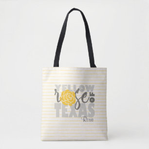 Tote Bag Rose jaune du Texas