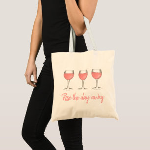Tote Bag Rosé Le Jour D'Ailleurs Vin Rose Verre