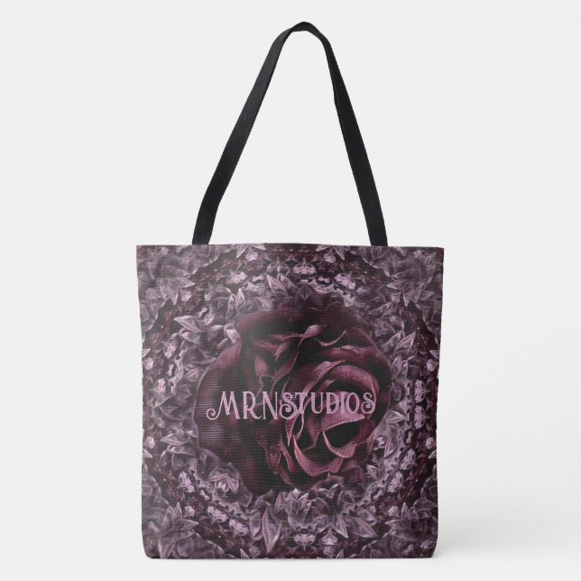 Tote Bag Rose Mandala  (Devant)