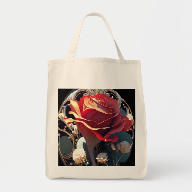 Tote Bag ROSE n° 1 (Devant)