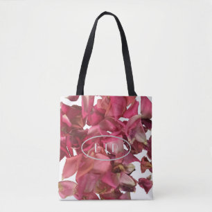 Tote Bag Rose Petal rose romantique Personnalisé