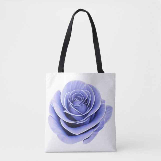 Tote Bag Rose Pourpre (Devant)