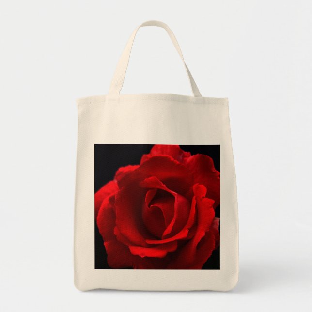 Tote Bag Rose rouge gtcnm (Devant)