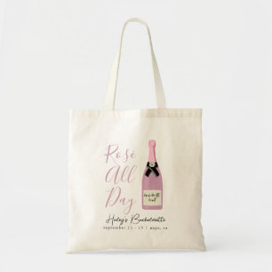 Tote Bag Rose toute la journée Napa Winery Bachelorette