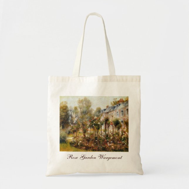 Tote Bag Roseraie Wargemont par Renoir (Devant)