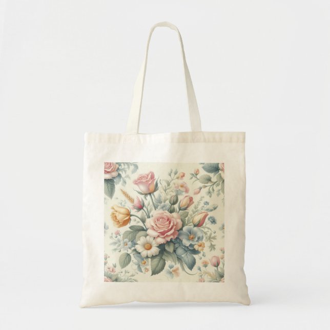 Tote Bag Roses  (Devant)