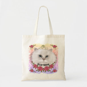 Tote Bag Roses de Chat Persan