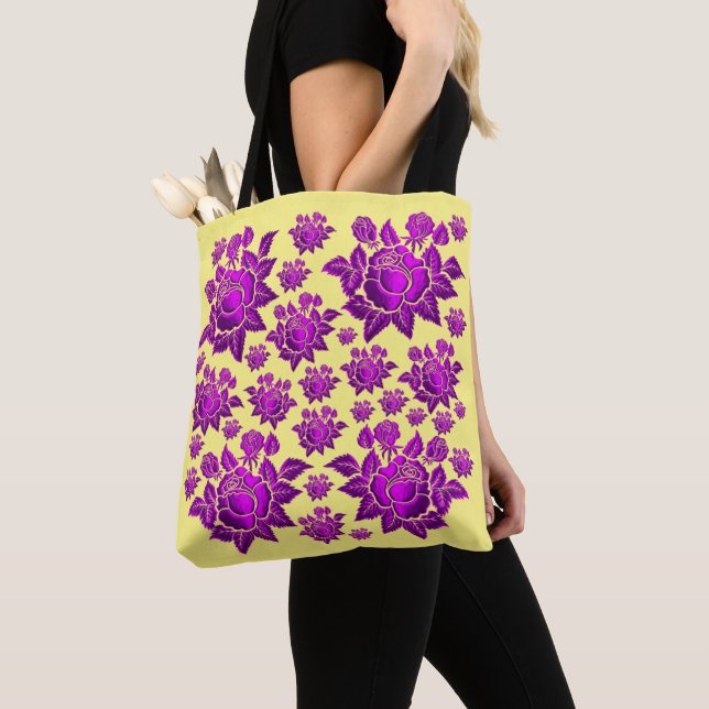 Tote Bag Roses de la mère (De près)
