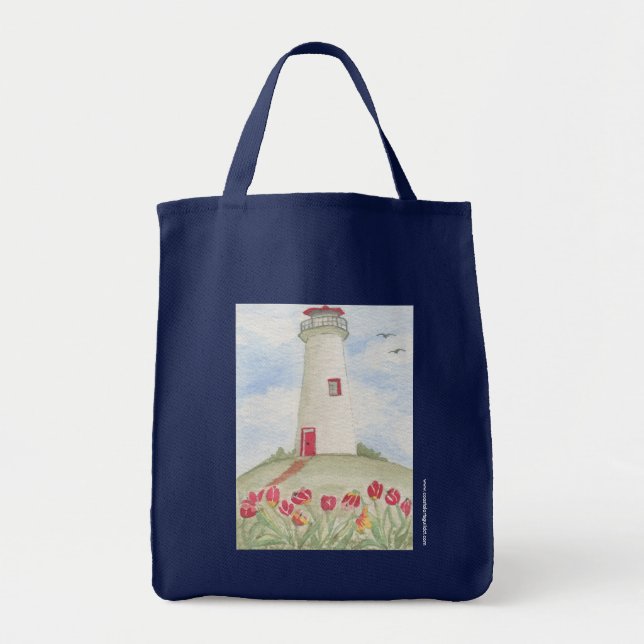 Tote Bag Roses de phare de Kathy Faggella (Devant)