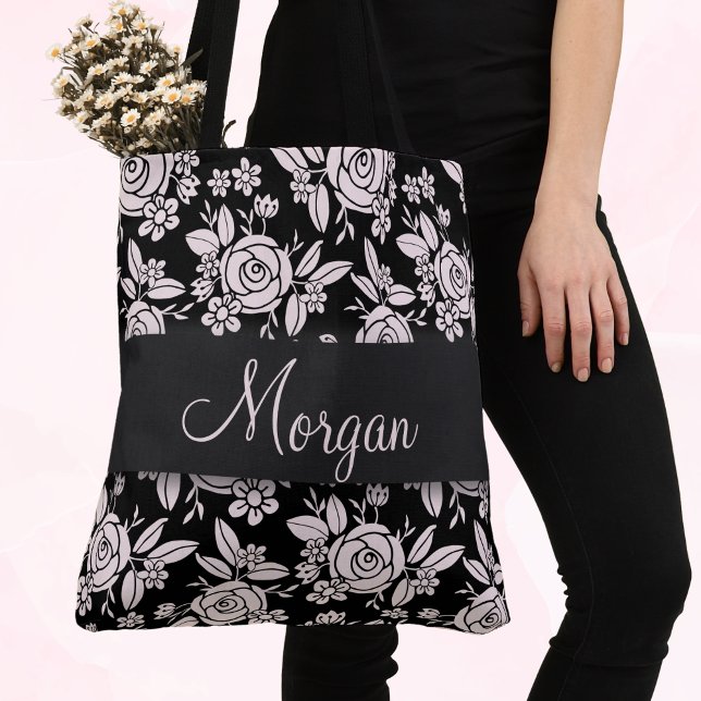 Tote Bag Roses Délicates Douces (Créateur téléchargé)