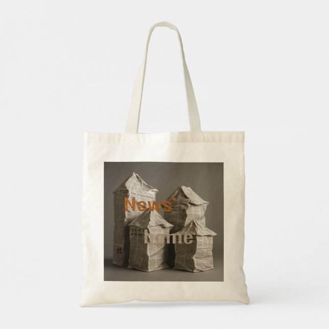 Tote Bag roses et nouvelles (Dos)