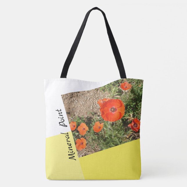 Tote Bag Roses et populations Fourre-tout (Dos)