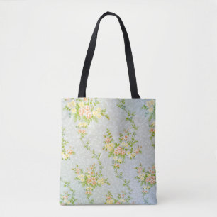 Tote Bag Roses et vignes victoriennes