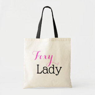Tote Bag Roses indien et noir rusés de Madame Typography