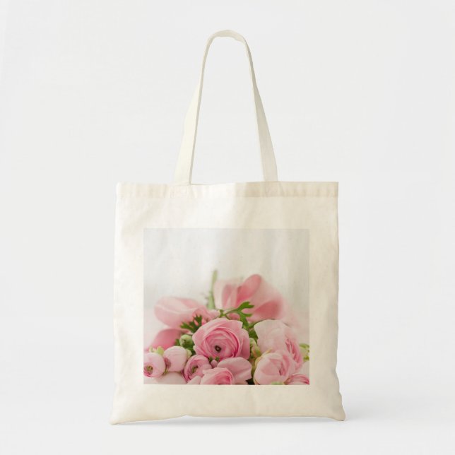 Tote Bag Roses Mariages roses (Devant)