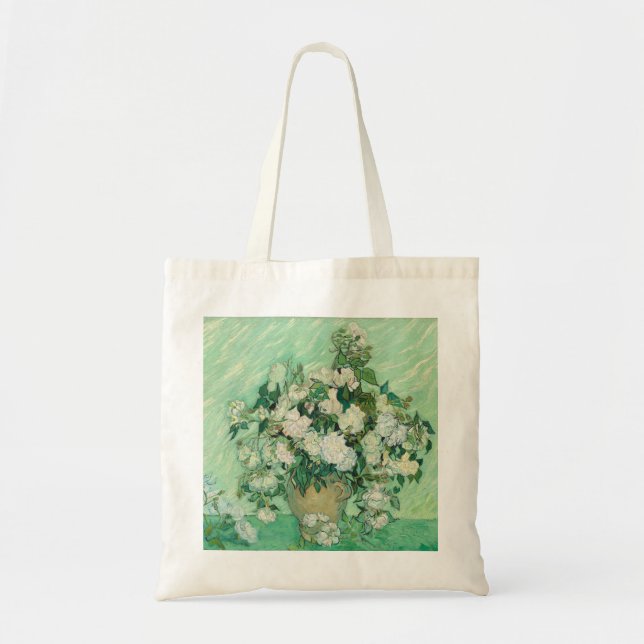Tote Bag Roses par Vincent Van Gogh (Devant)
