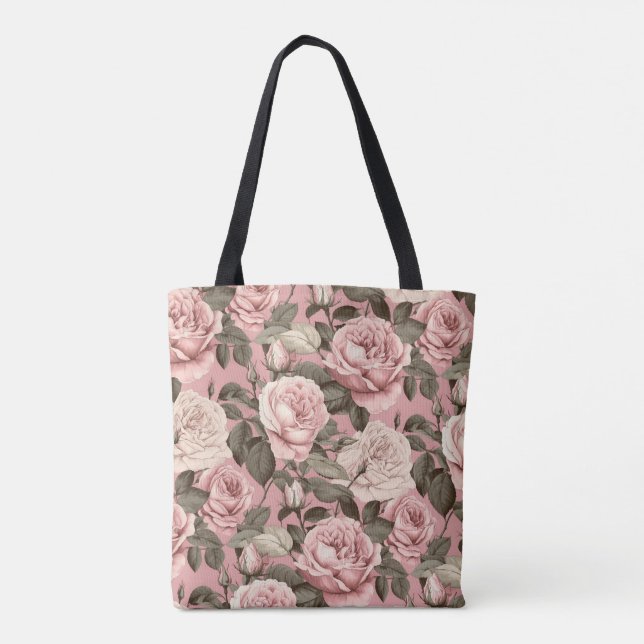 Tote Bag Roses roses (Dos)