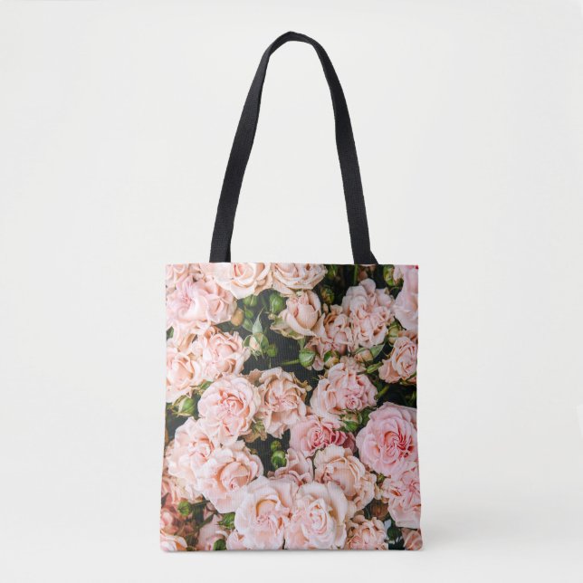 Tote Bag Roses roses (Devant)