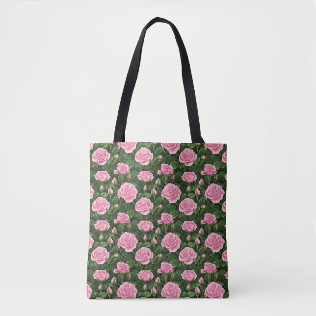 Tote Bag Roses roses roses Motif Floral (Devant)