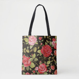 Tote Bag Roses roses roses : motif floral élégant.