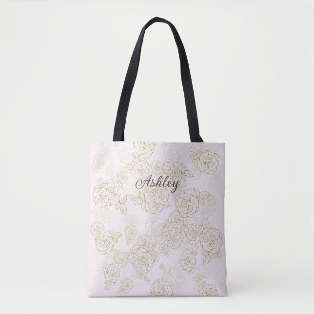 Tote Bag Roses roses roses personnalisées Épaule Fourre-tou (Devant)