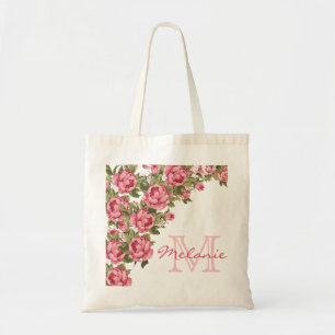 Tote Bag Roses roses roses roses rousses Vintages Nom de l'
