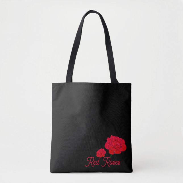 Tote Bag Roses rouges (Devant)