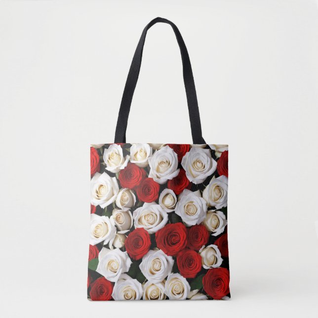 Tote Bag RosesRougesEtBlanches (Devant)