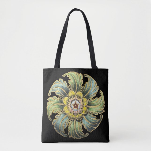 Tote Bag Rosette architecturale antique n° 1 (Devant)