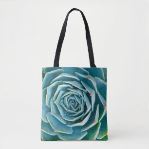 Tote Bag Rosette d'Echeveria, Jardin Secret de Marrakech