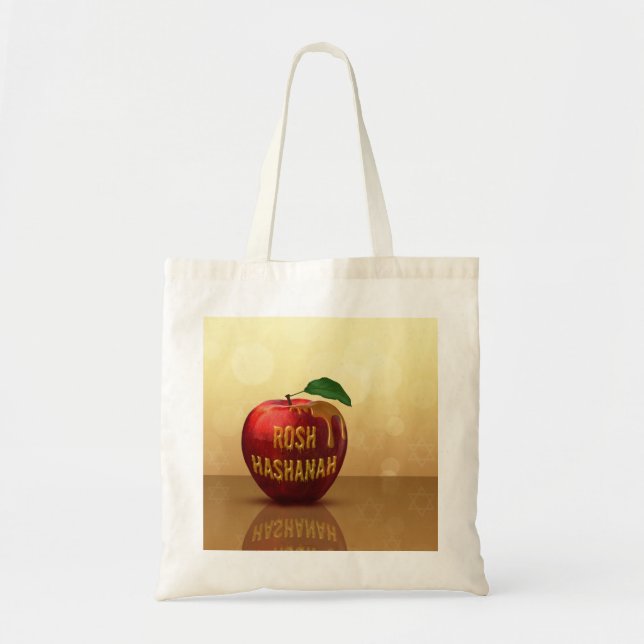 Tote Bag Rosh Hashanah Juif Nouvel An Honey Apple (Devant)