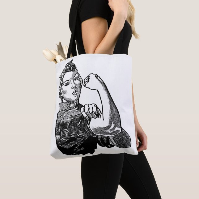 Tote Bag Rosie la riveteuse (De près)