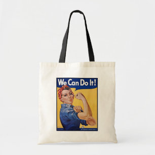 Tote Bag Rosie la riveuse : Femmes fortes et autonomisation