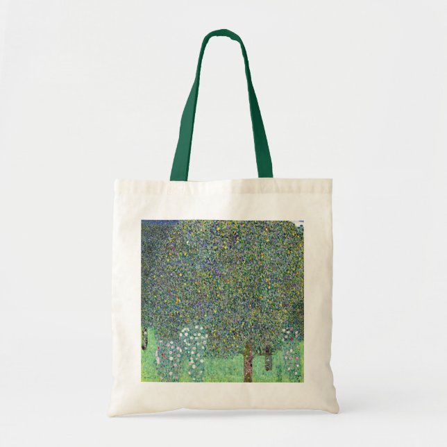Tote Bag Rosiers Sous Les Arbres, Gustav Klimt (Devant)