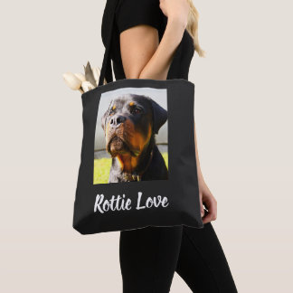 Tote Bag Rottie Amour photo Rottweiler