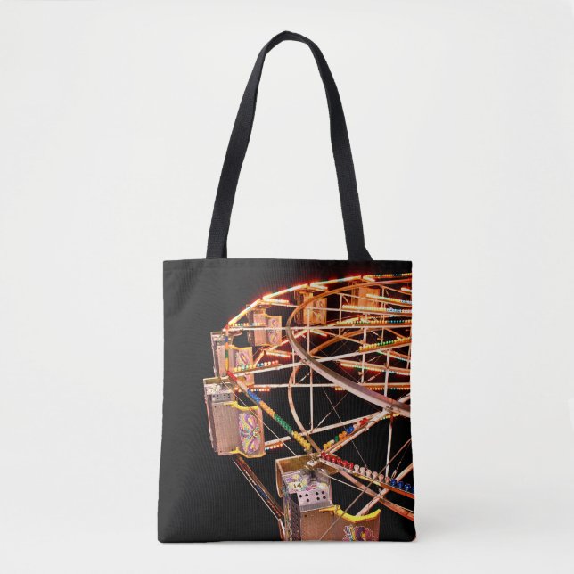 Tote Bag Roue de manège de foire (Devant)
