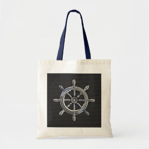Tote Bag Roue nautique sur Décor en fibre de carbone
