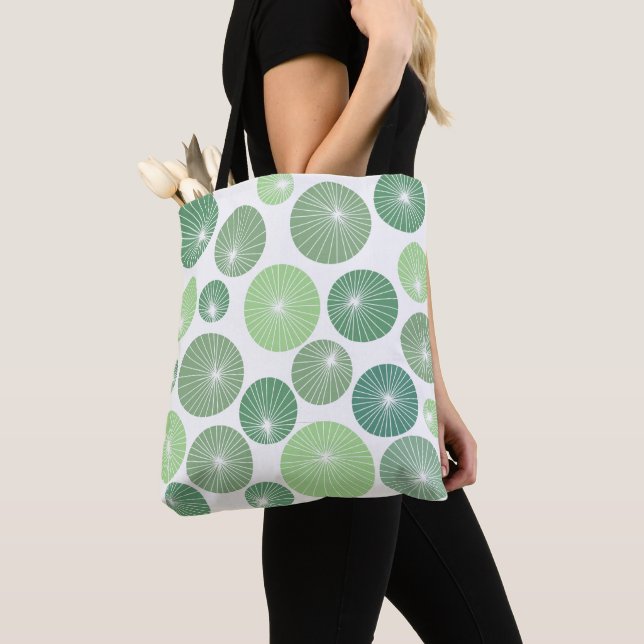 Tote Bag Roues vertes des années 1950 (De près)