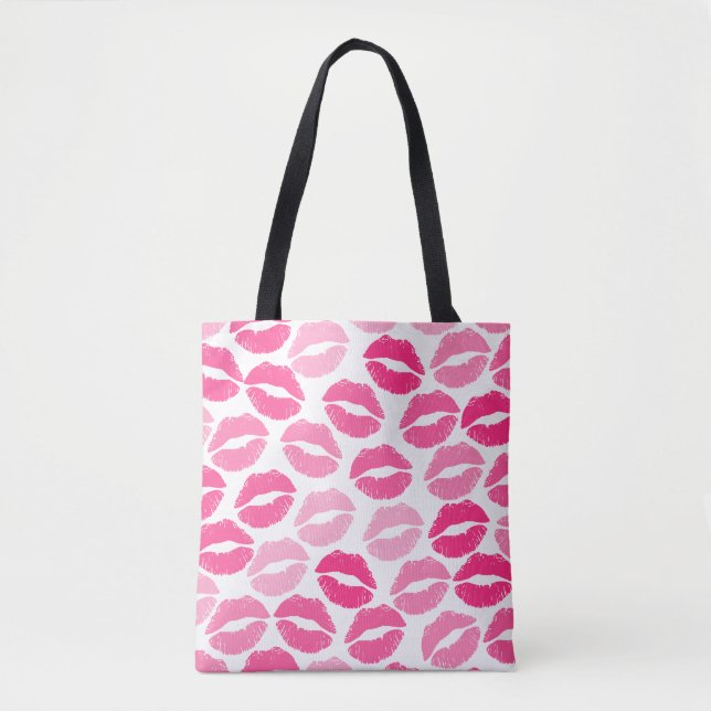 Tote Bag Rouge à lèvres Girly (Devant)