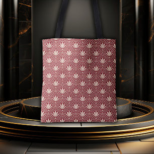Tote Bag Rouge & Crème Gatsby Glamour