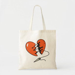 Tote Bag Rouge de coeur brisé