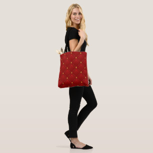 Tote Bag Rouge et or Art NouveaU
