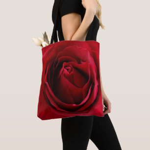 Tote Bag rouge-foncé s'est levé