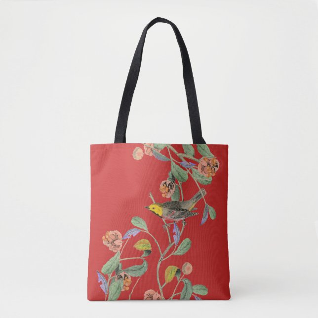 Tote Bag Rouge vintage (Devant)